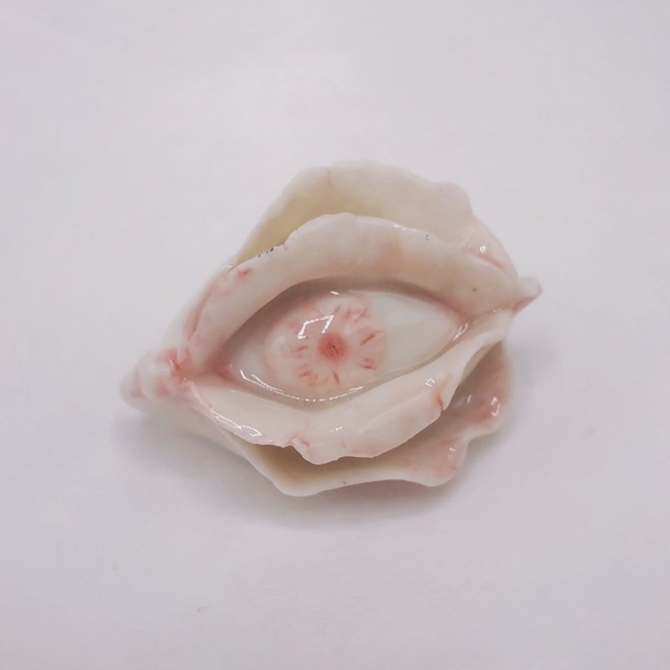 Make your lover's eye plate by ceramics - Sculpting and Glazing