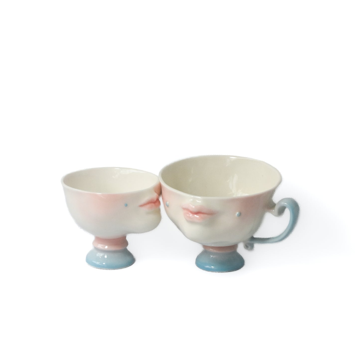 The Kissing Cup - Love Sunset - Große Teetasse aus Keramik