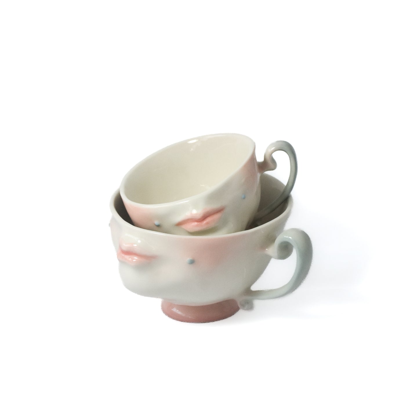 接吻杯的起源-瓷茶杯
