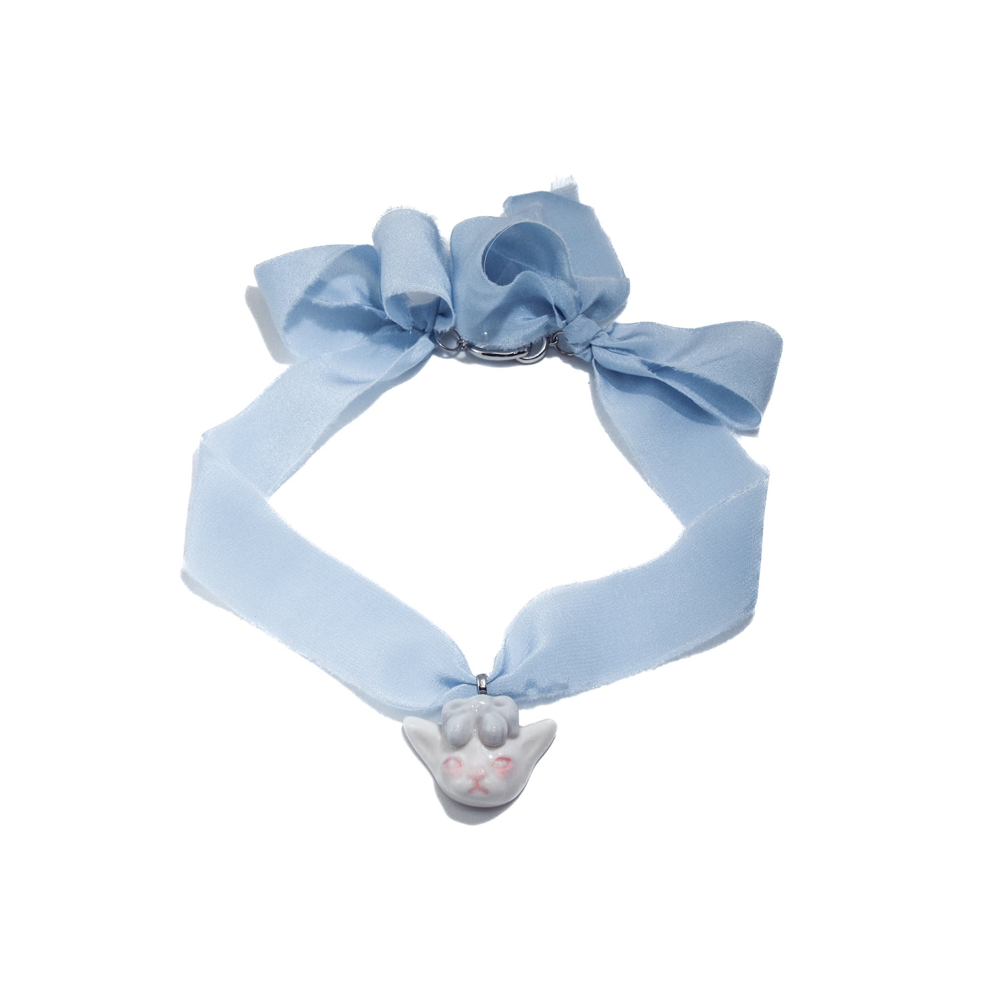 Silk Choker Necklace For All Detachable Pendants