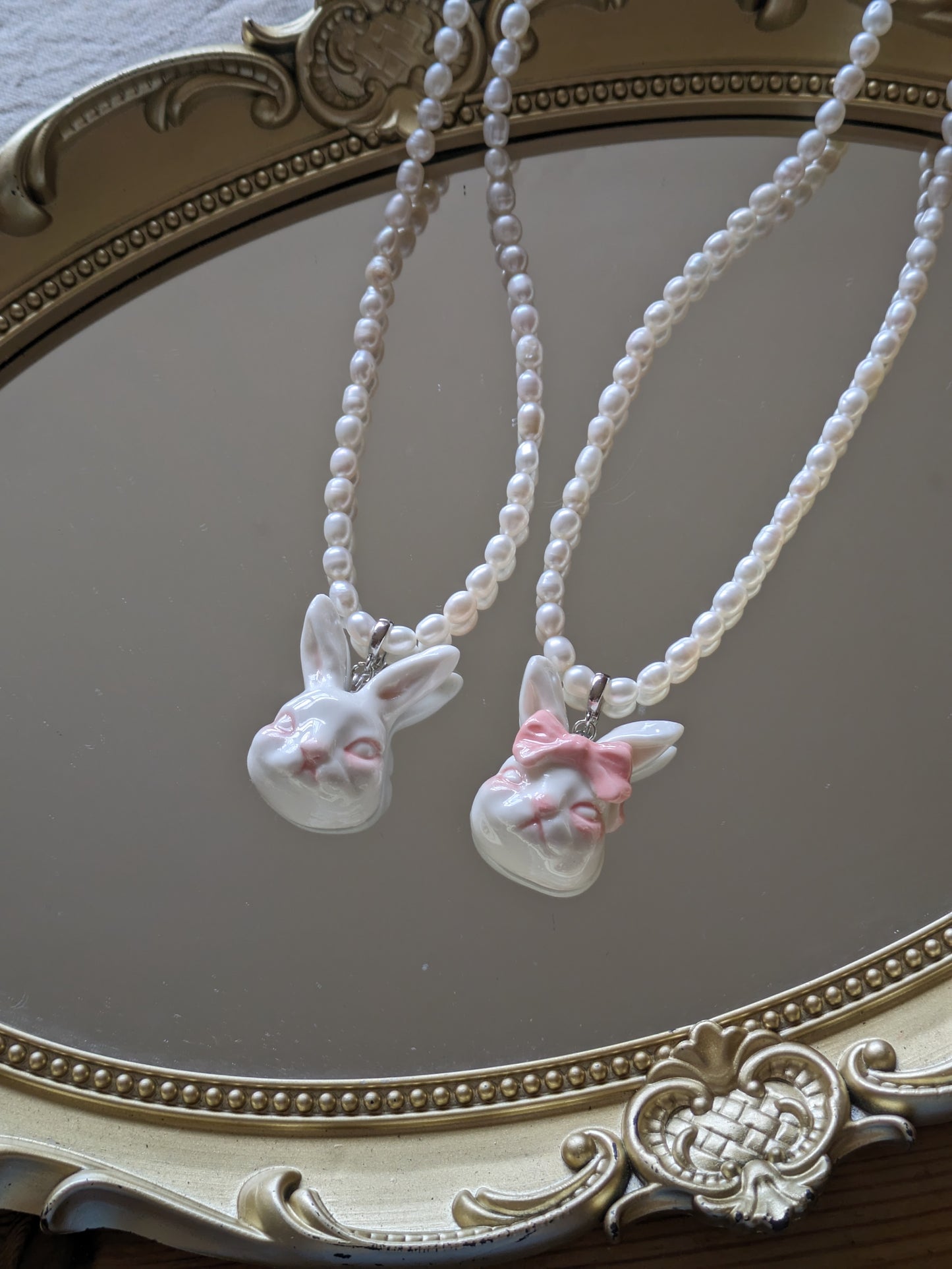 Grumpy Bunny- Rabbit Detachable Pendant