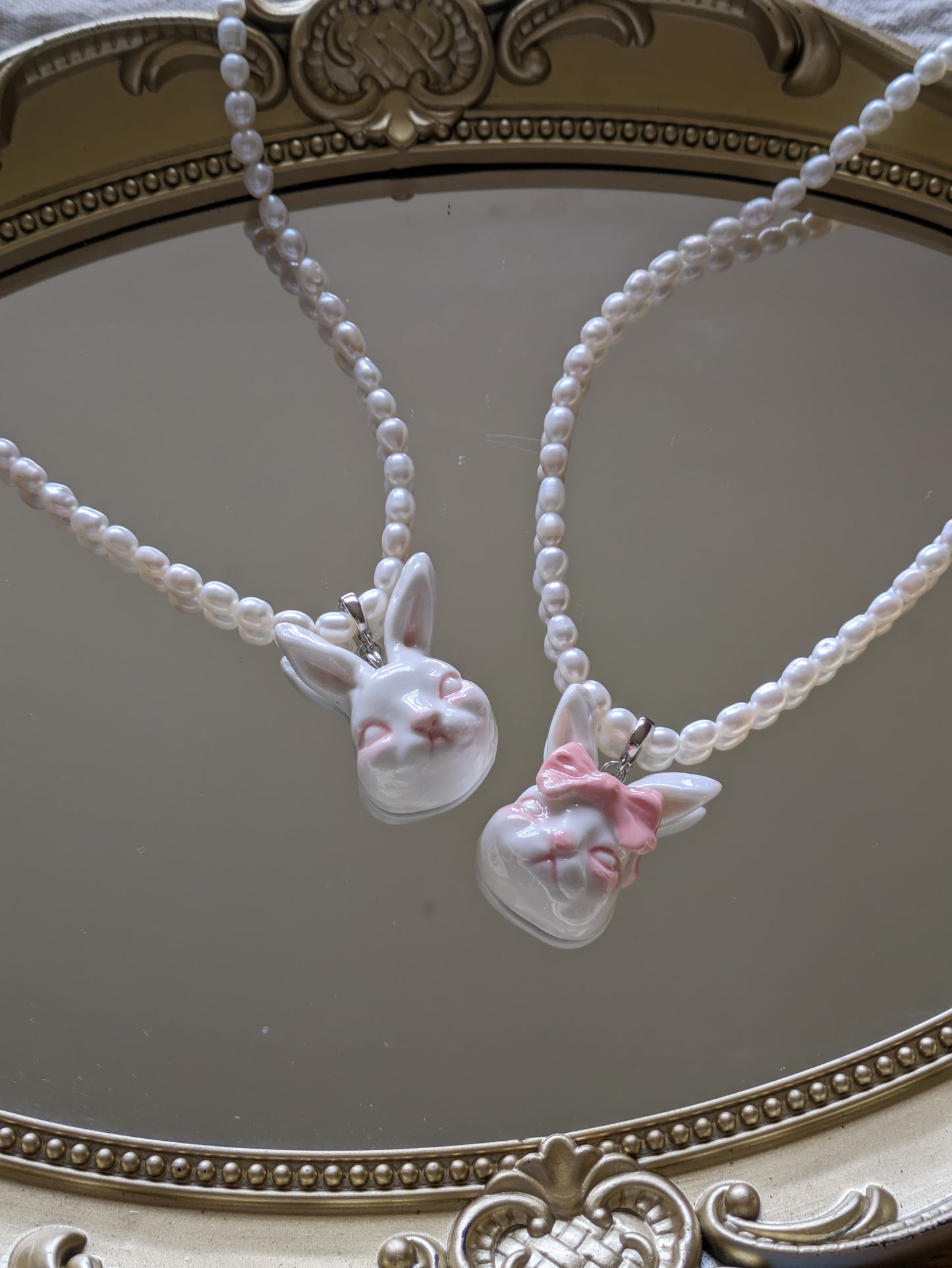 Grumpy Bunny- Rabbit Detachable Pendant