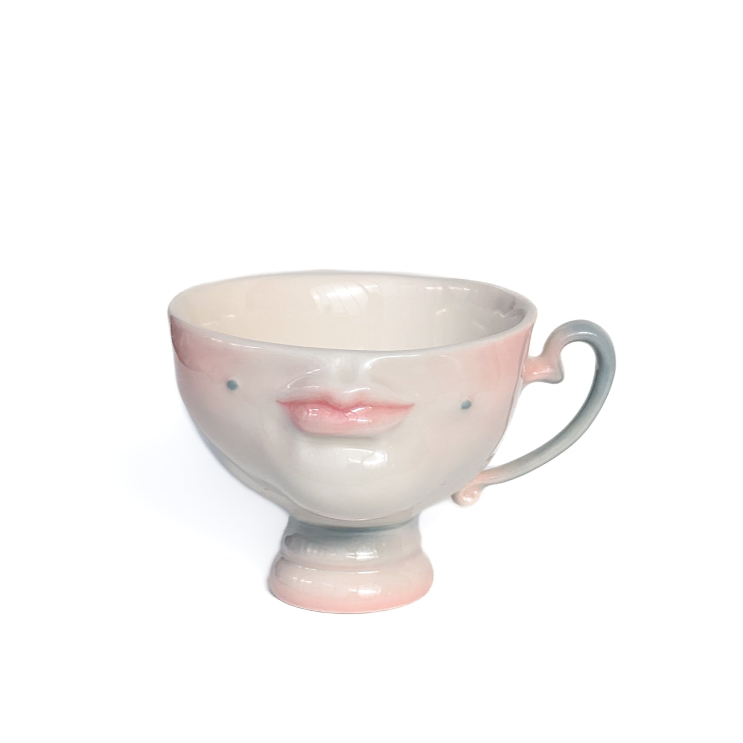 亲吻杯 - 优雅的瓷茶杯