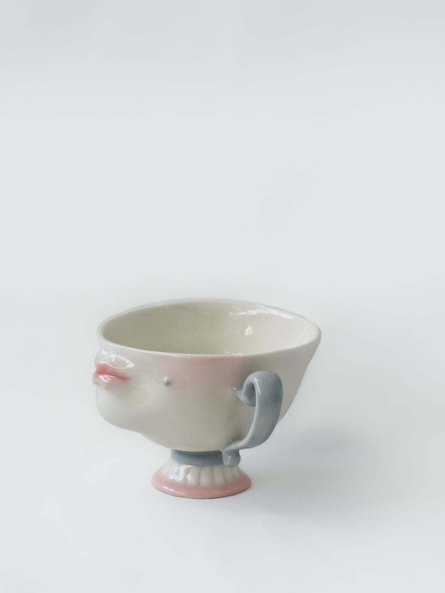 The Kissing Cup - Collum - Large ceramic tea cup