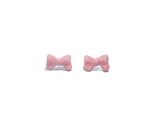 Grumpy Bunny - Bowtie earring