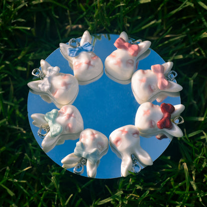 Grumpy Bunny - Abnehmbarer Kaninchenanhänger