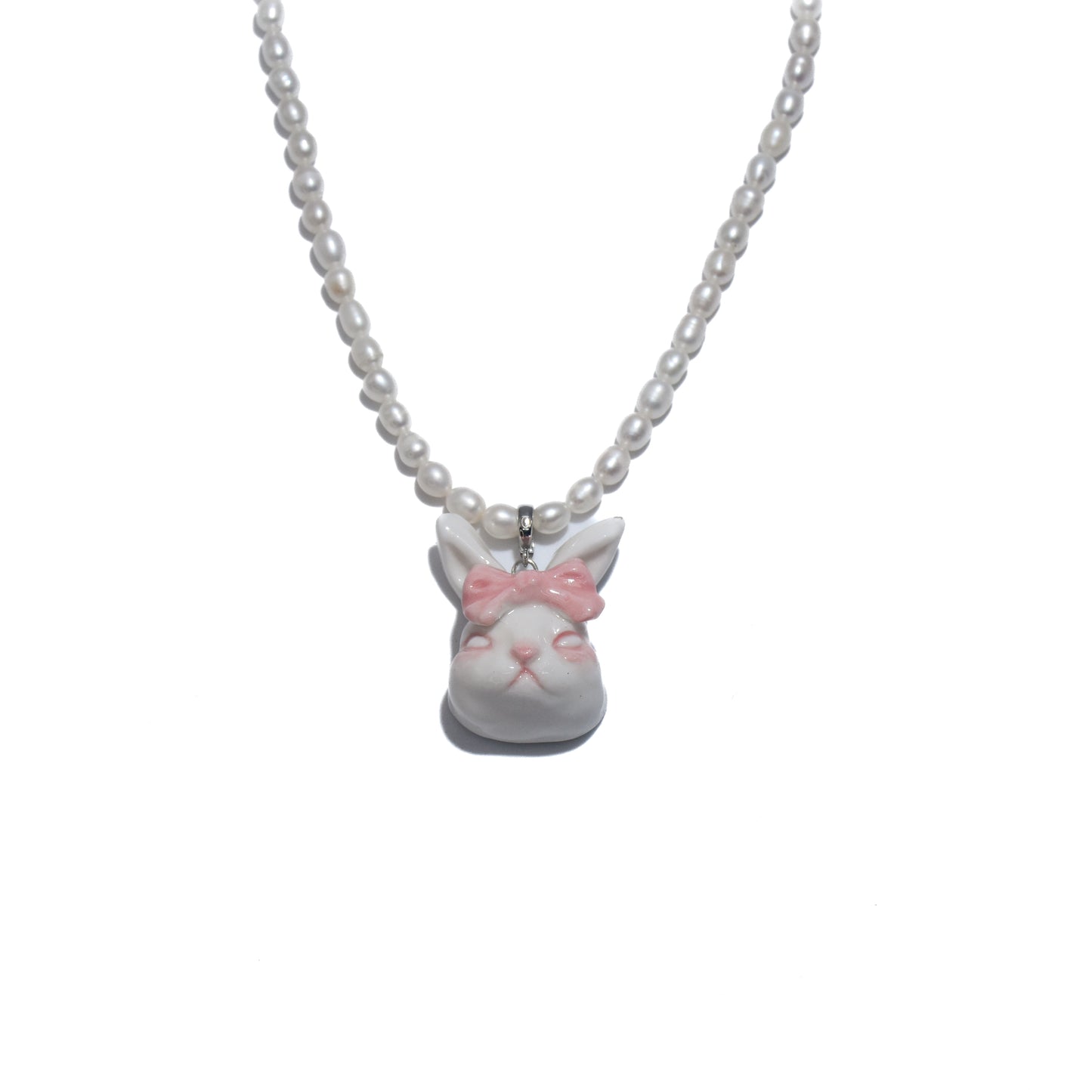 Grumpy Bunny- Rabbit Detachable Pendant