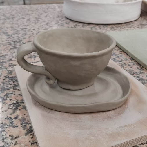 Make you own cup or plate - Handbuilding and glazing