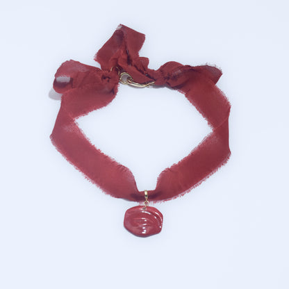 Silk Choker Necklace For All Detachable Pendants