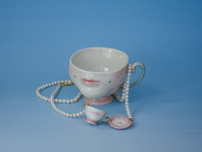 The Kissing Cup Origin- Porcelain Tea cup