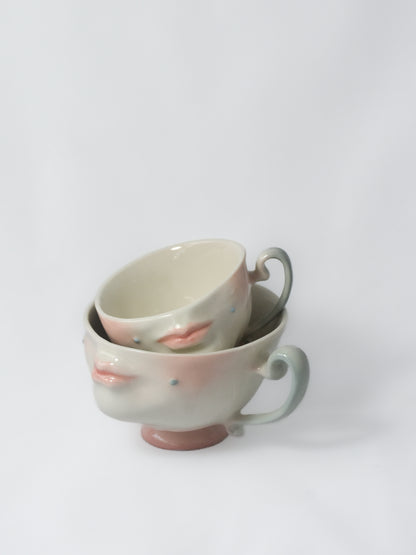 The Kissing Cup Origin- Porcelain Tea cup