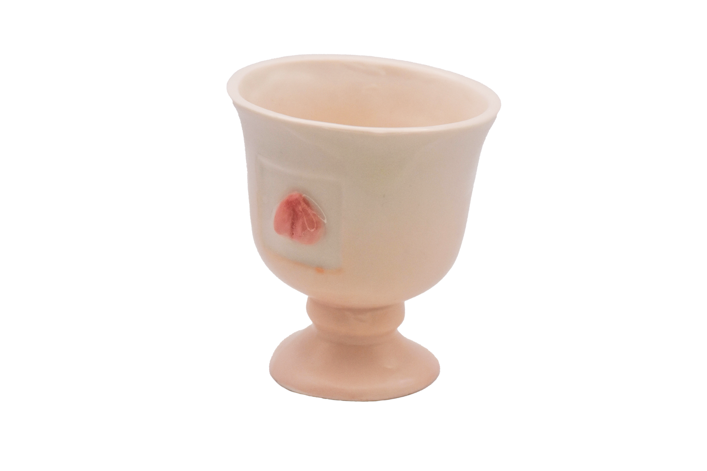 Peach it - Ceramic Peach Wine Cup