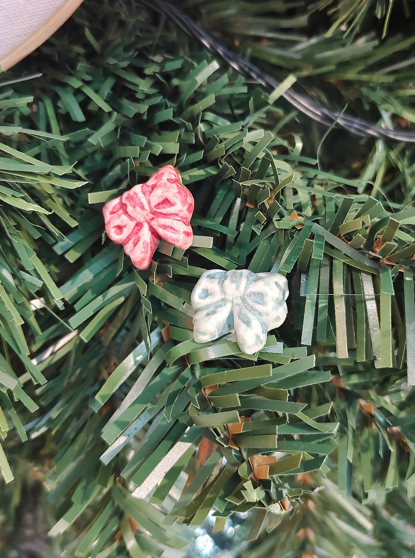 Bowtie fantasy - Christmas bowtie earrings