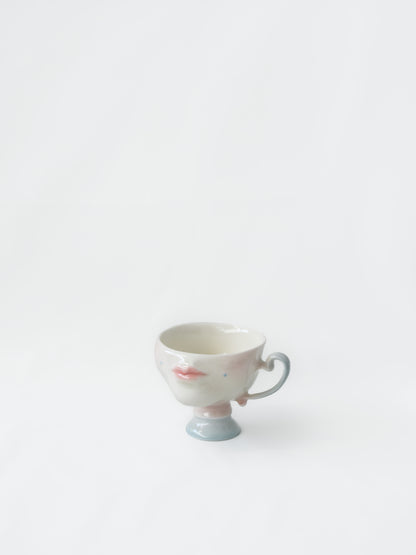 The Kissing Cup - Deep Blue Small