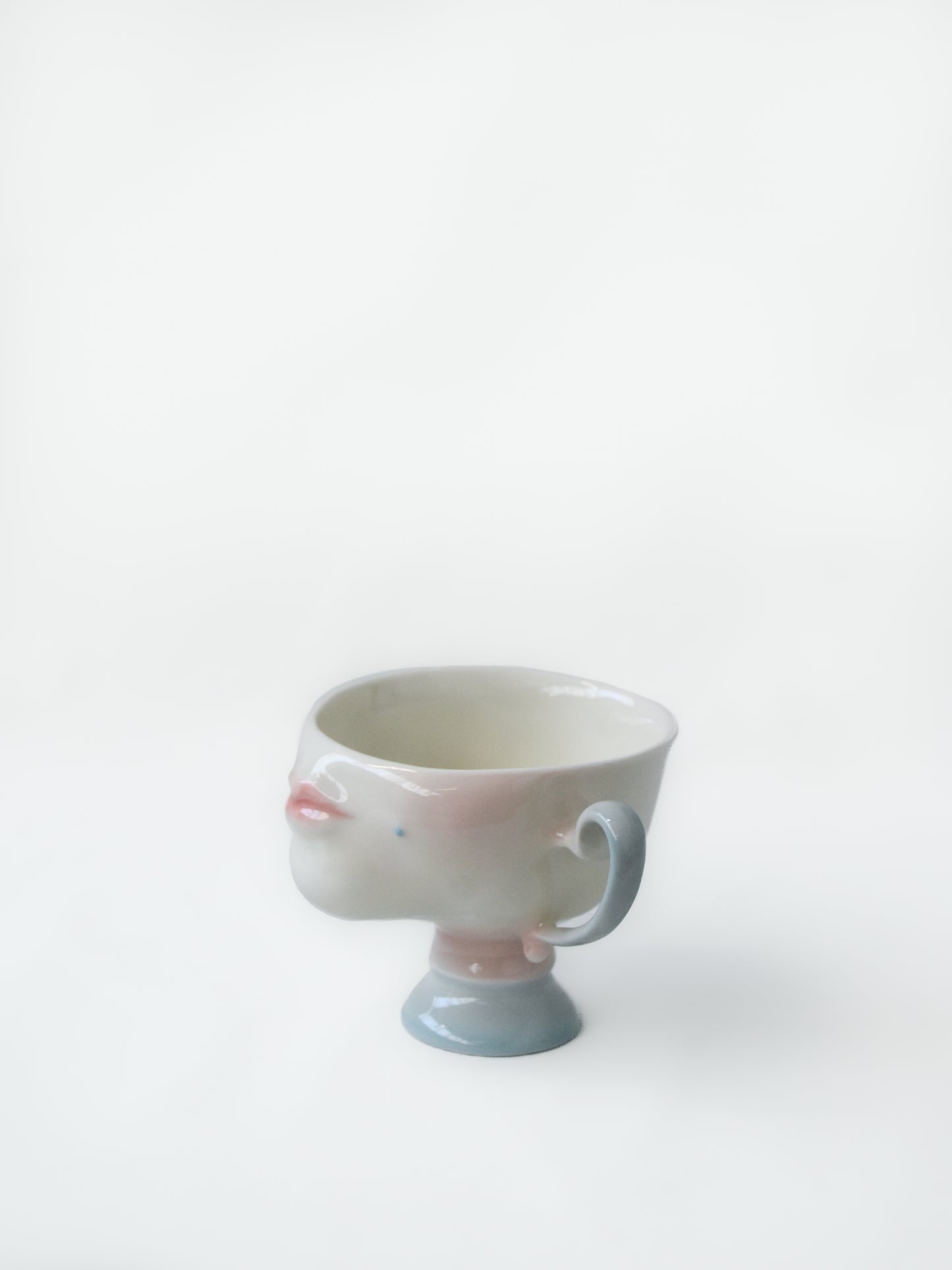 The Kissing Cup - Deep Blue Small