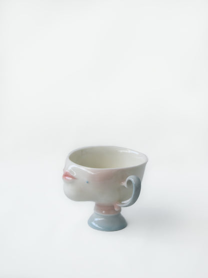 The Kissing Cup - Deep Blue Small