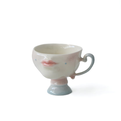The Kissing Cup - Deep Blue Small