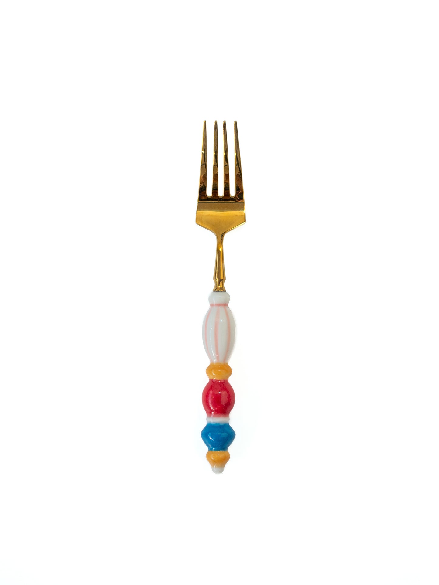 Fun Dining Handcrafted Ceramic Porcelain Cutlery Table Circus Style