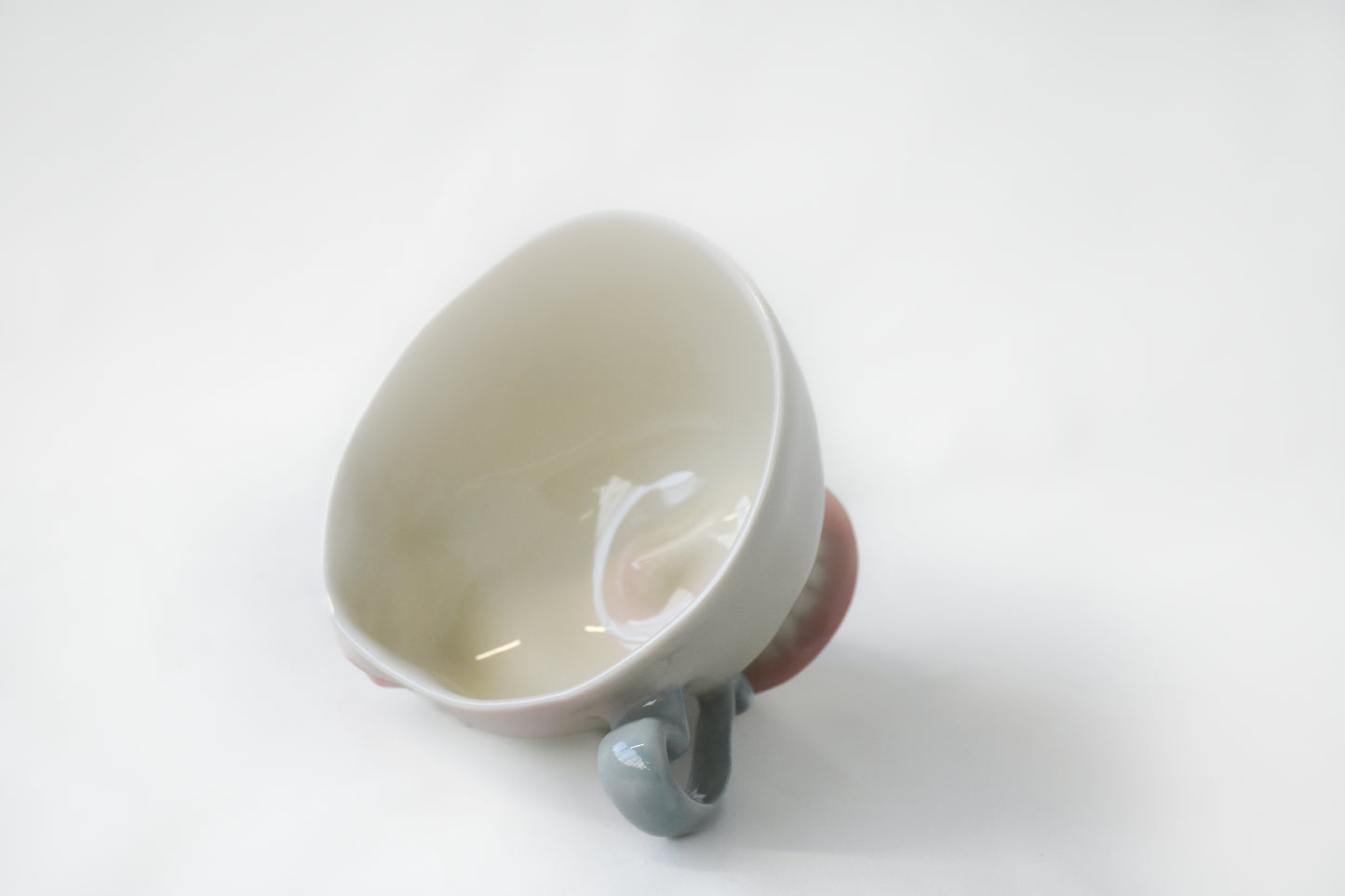 The Kissing Cup - Collum - Large ceramic tea cup