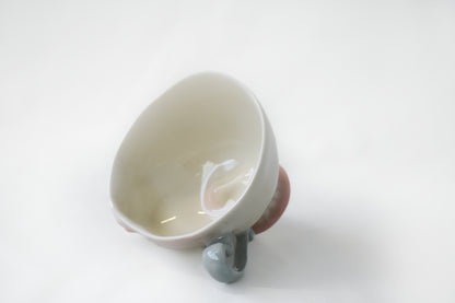 The Kissing Cup - Collum - Large ceramic tea cup