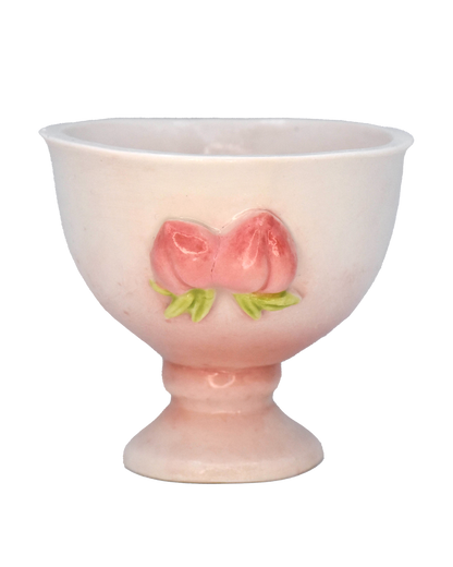 Peach it - Pfirsichfarbene Teetasse aus Keramik