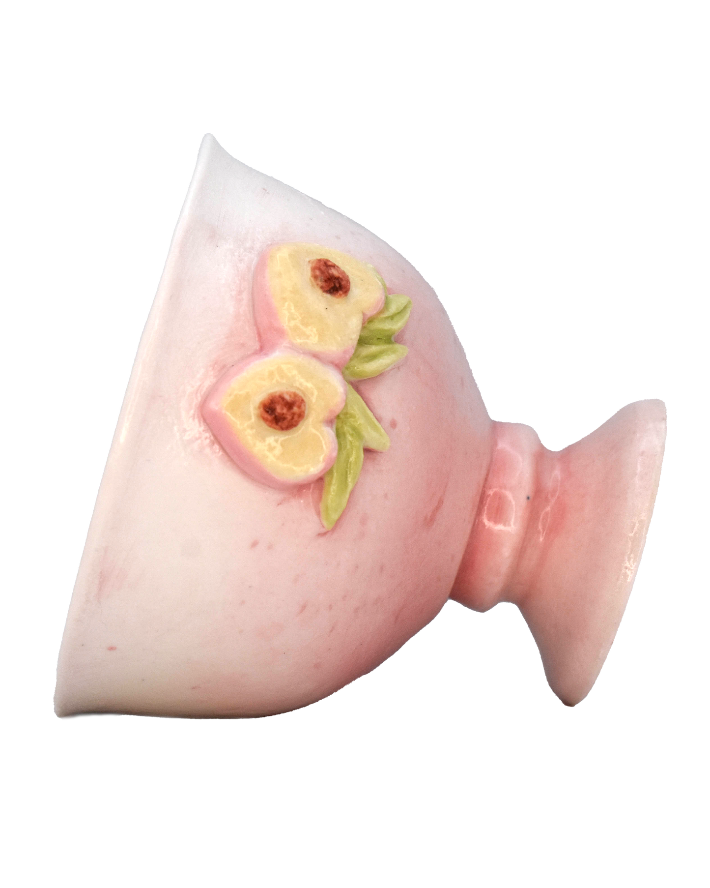 Peach it - Ceramic Peach Goblet